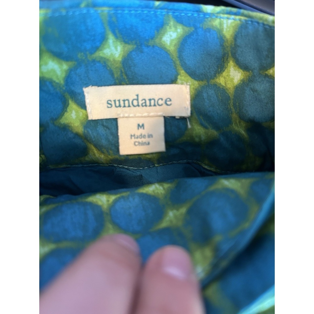 Sundance Teal & Lime Geometric Maxi Skirt - Picture 10 of 10